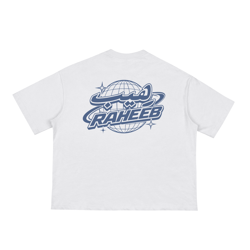 RAHEEB Y2K Globe Tee White