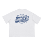 RAHEEB Y2K Globe Tee White